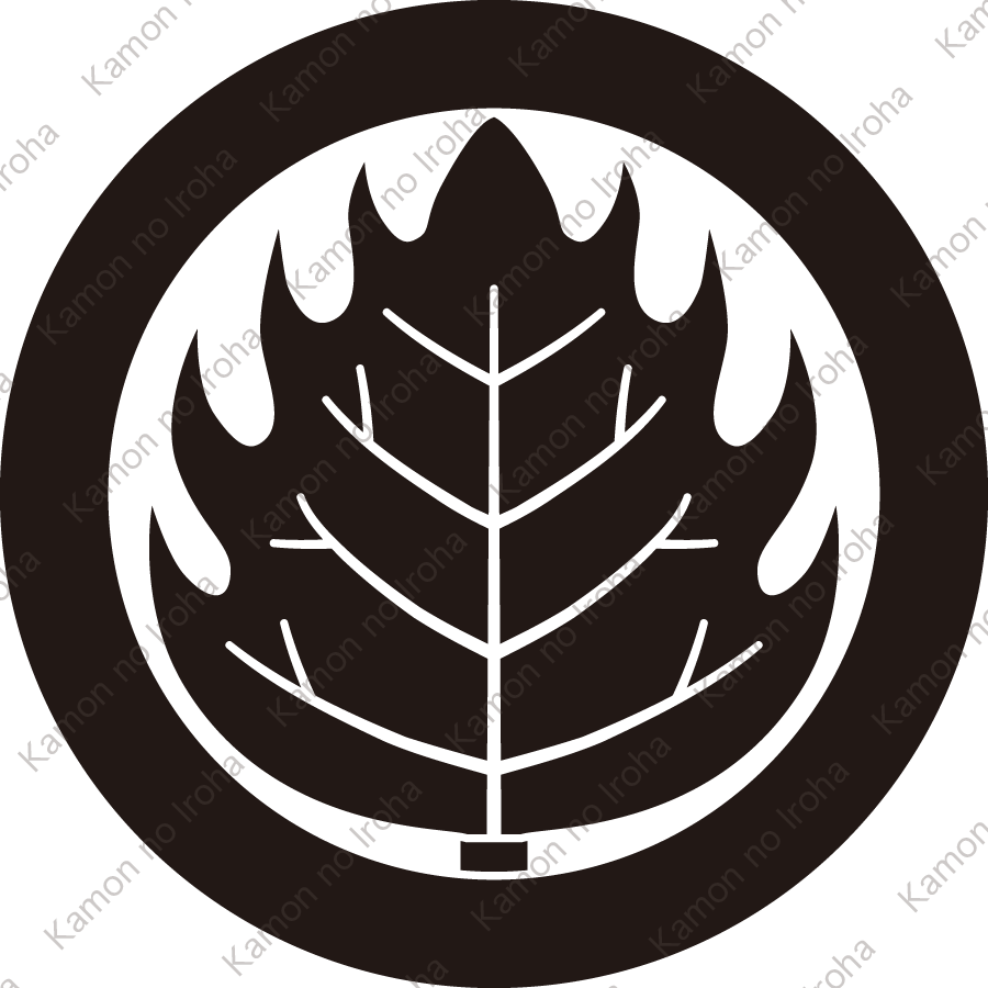 丸に一つ柊（２）紋