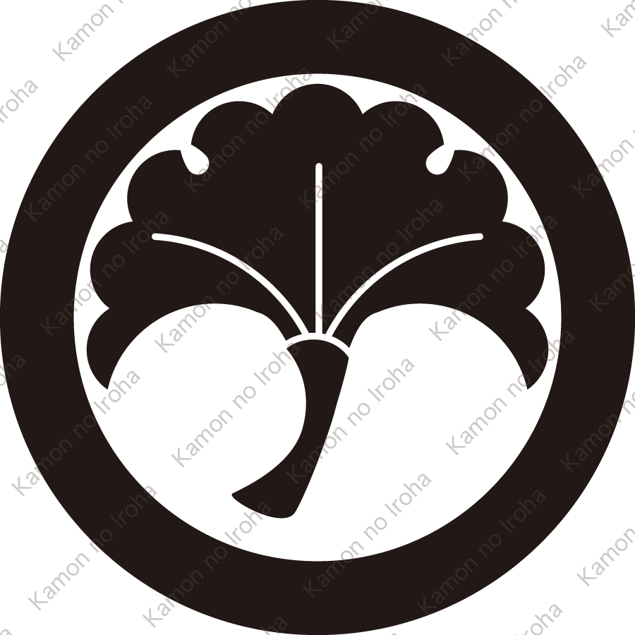 丸に一つ銀杏紋