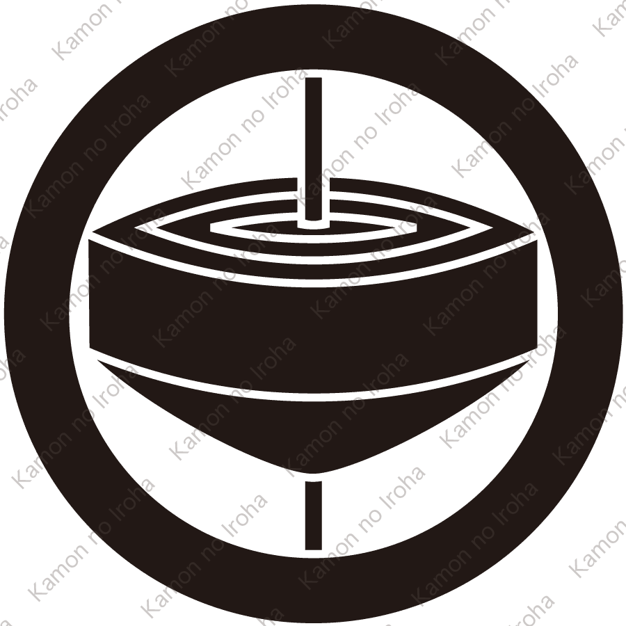 丸に一つ独楽紋