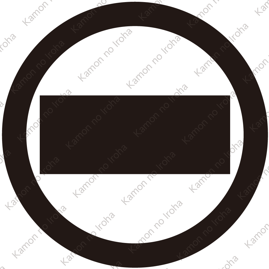 丸に一つ算木紋