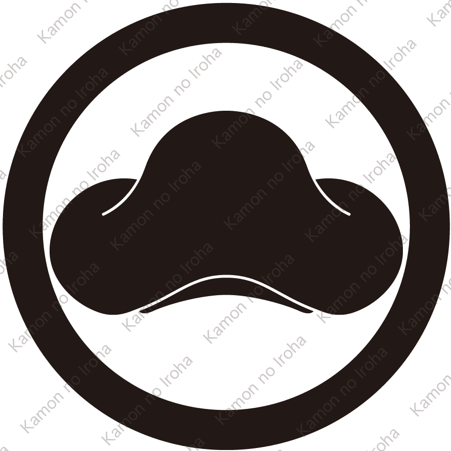 丸に一つ頭巾紋