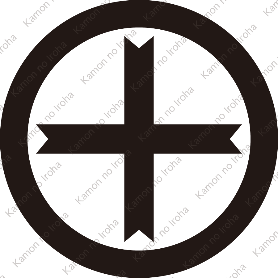 丸に細切り竹久留子紋