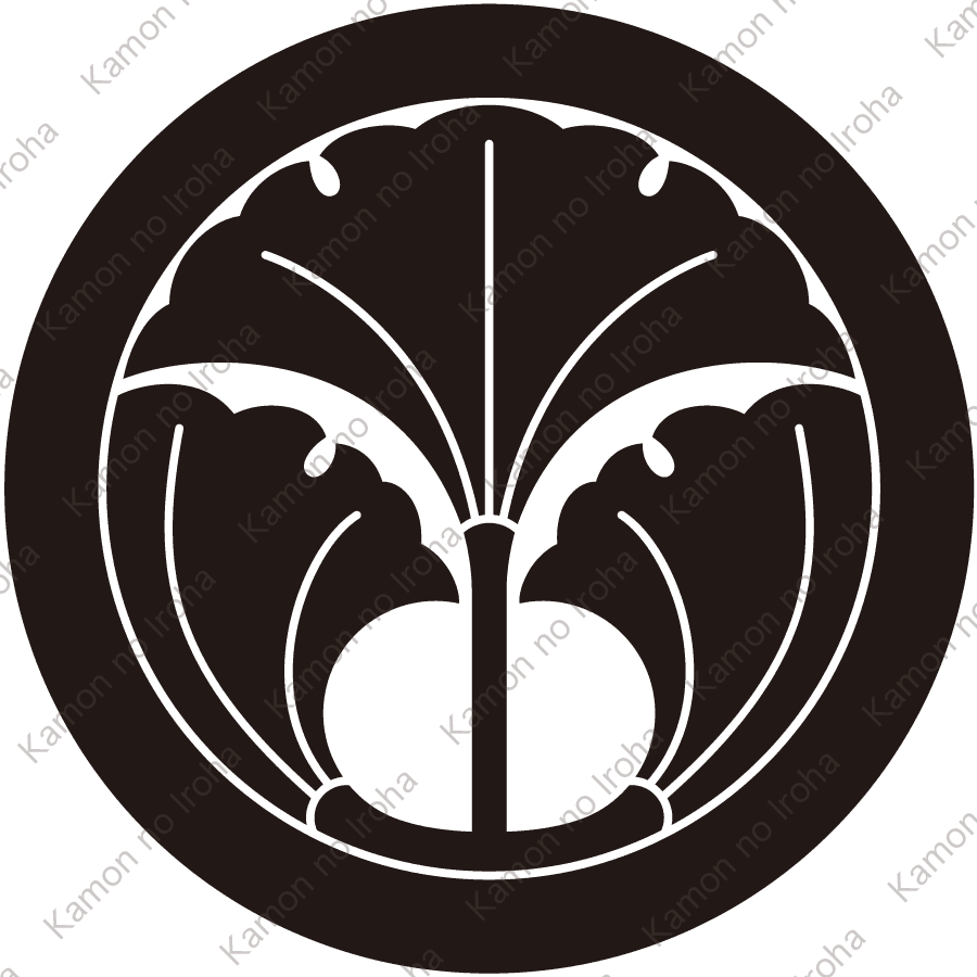 丸に銀杏崩し紋