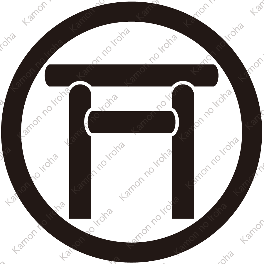 丸に神宮鳥居紋