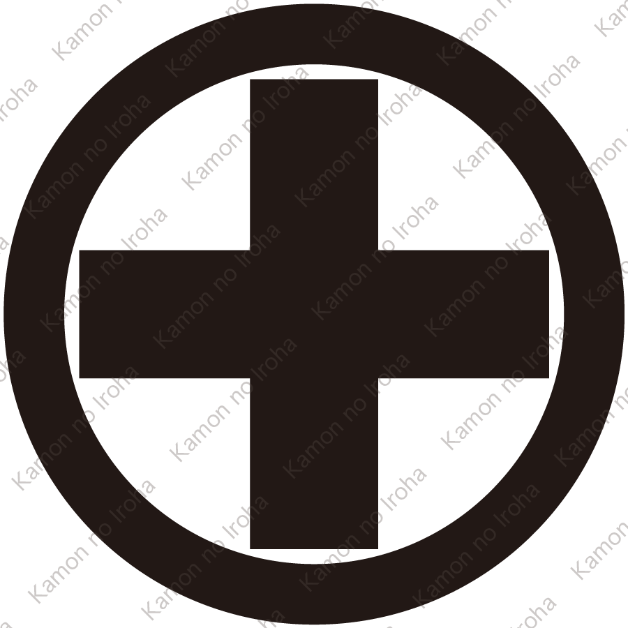 丸に十の字木紋