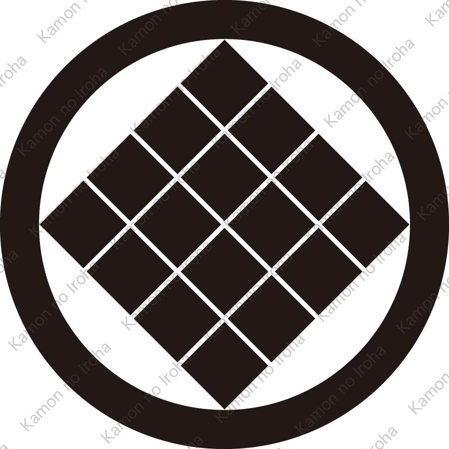 丸に十六石紋