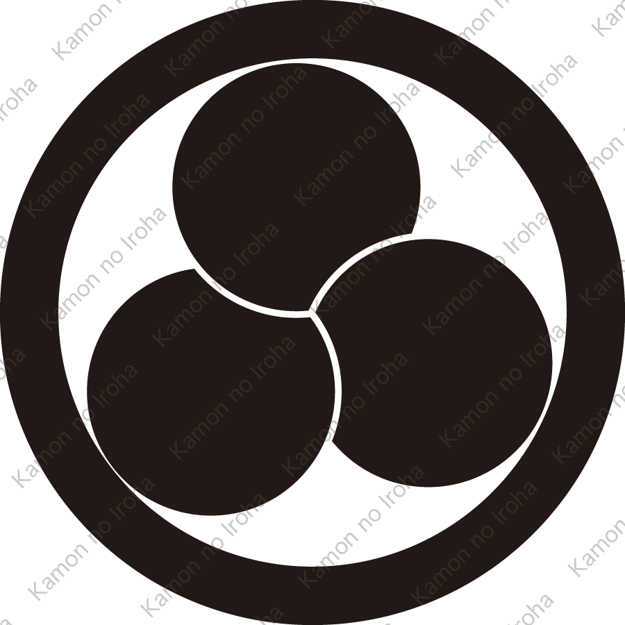 丸に重ね三つ星紋