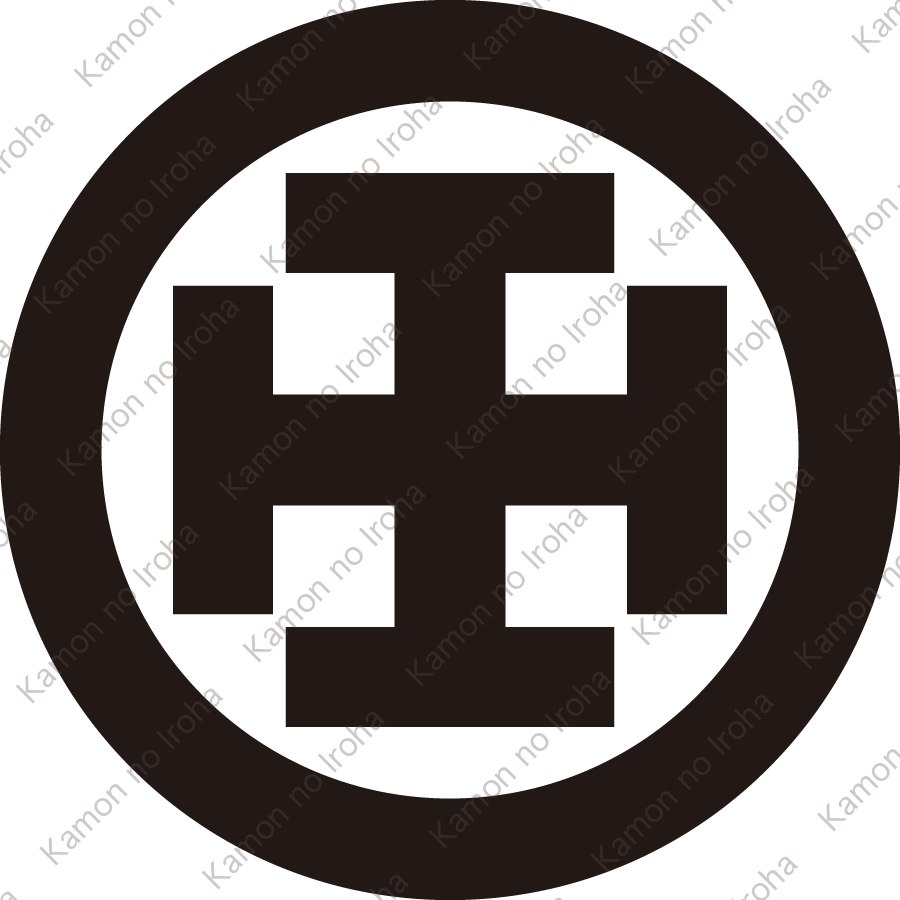 丸に桛久留子紋