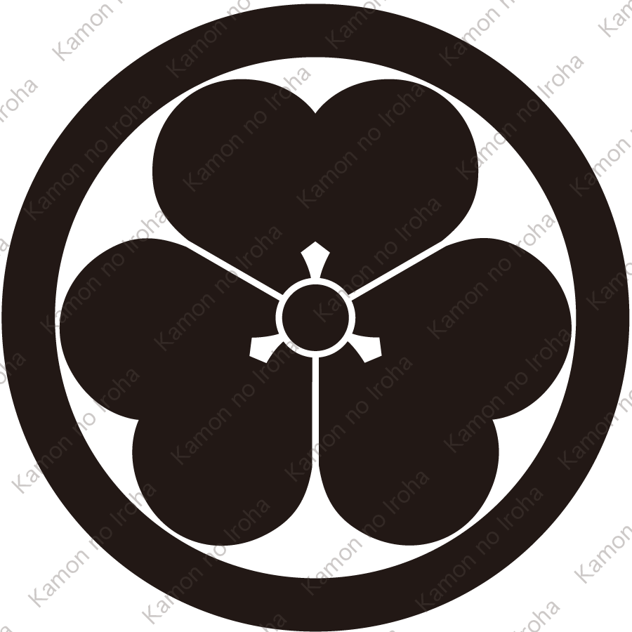 伊勢津藩藤堂氏の替紋、尾張犬山藩成瀬氏の定紋、下総生実藩森川氏の定紋、旗本三間氏、旗本勝間氏、旗本中野氏、旗本三田氏、旗本森川氏、旗本成瀬氏、旗本小宮山氏、旗本中川氏、旗本早川氏、旗本村越氏、旗本岡野氏、旗本曽根氏、旗本千村氏、旗本河村氏、旗本小泉氏、戦国武将長宗我部氏