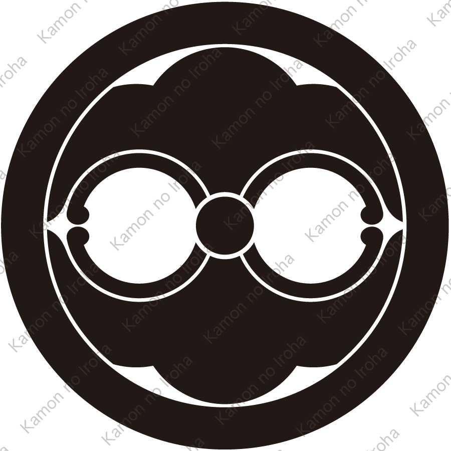 丸に変り花蕨紋