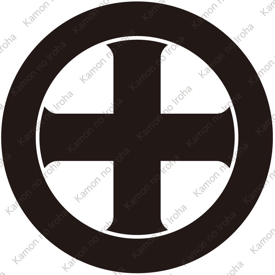 丸に変り十字紋