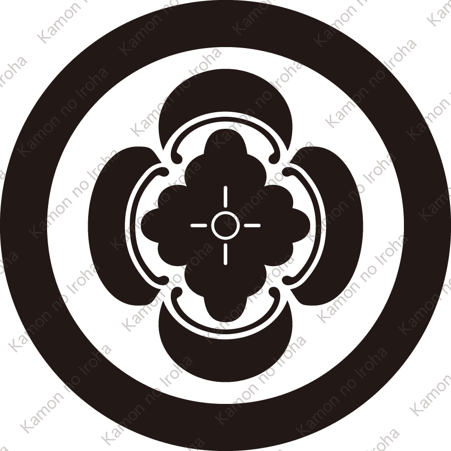 丸に変り木瓜紋