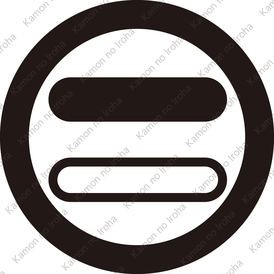 丸に変り山内一文字紋