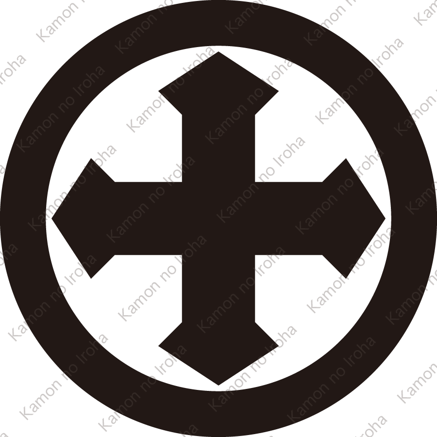 丸に剣久留子紋