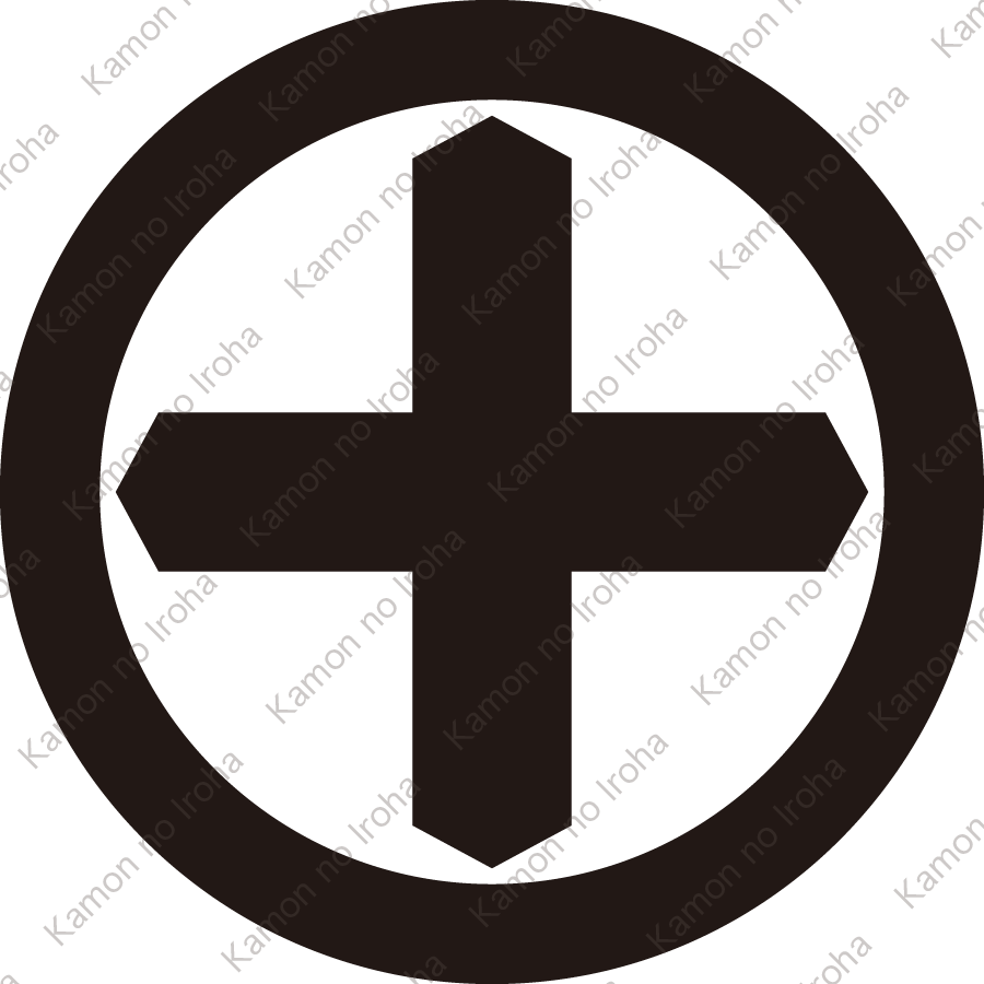 丸に剣久留子（２）紋