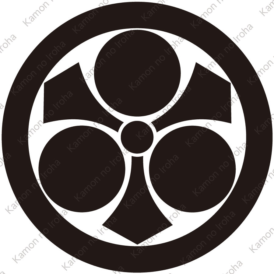 丸に剣三つ星紋