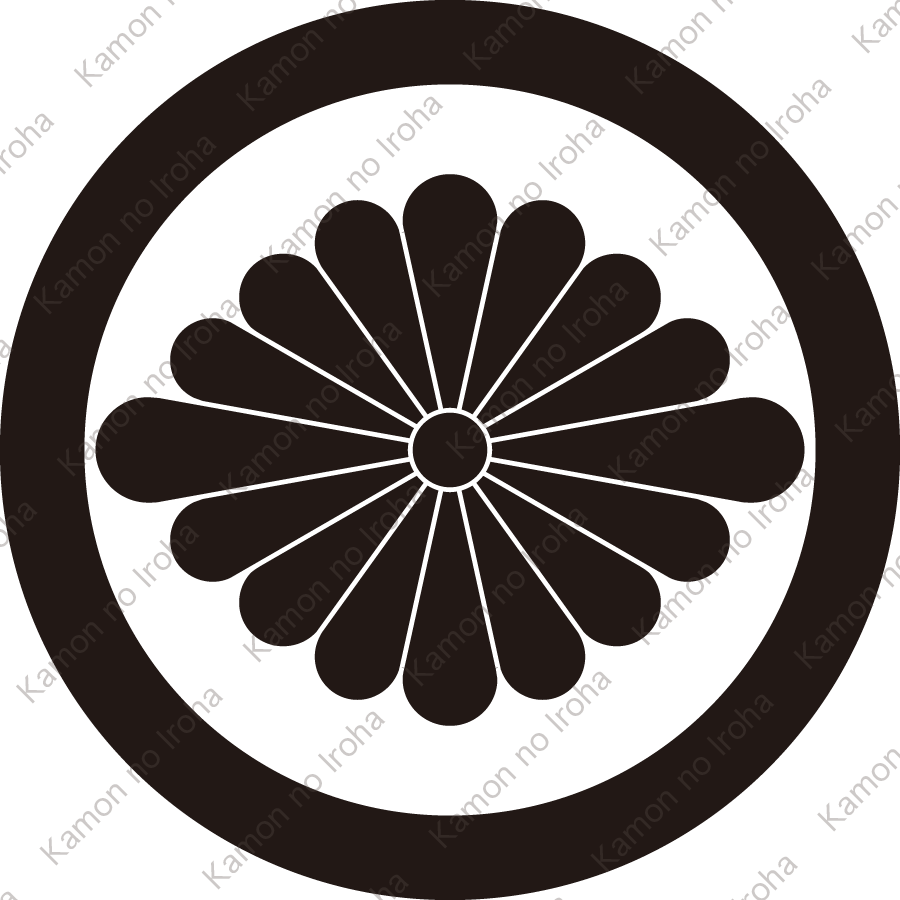 丸に菊菱紋
