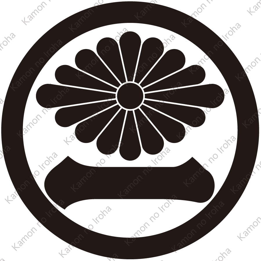 丸に菊菱に一の字紋