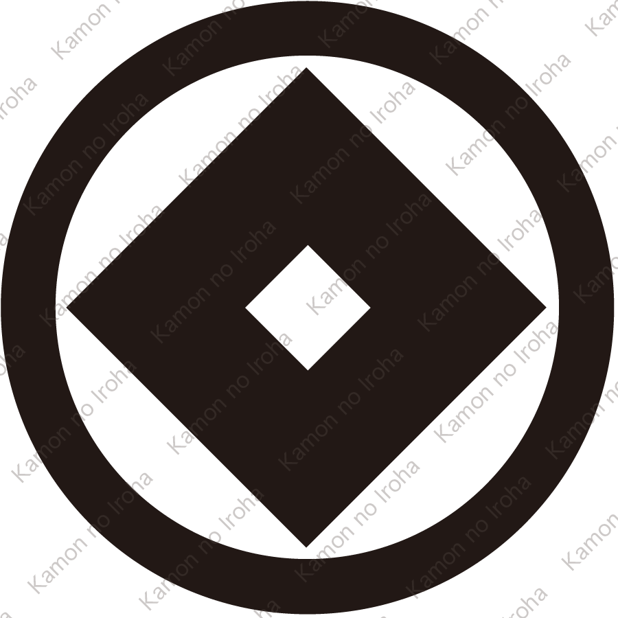 豊後府内藩松平(大給)氏の定紋、元丹波亀山藩菅沼氏の定紋、下野大田原藩大田原氏の定紋、旗本大田原氏、旗本一柳氏、旗本菅沼氏、旗本萩原氏、旗本上田氏、旗本勝氏