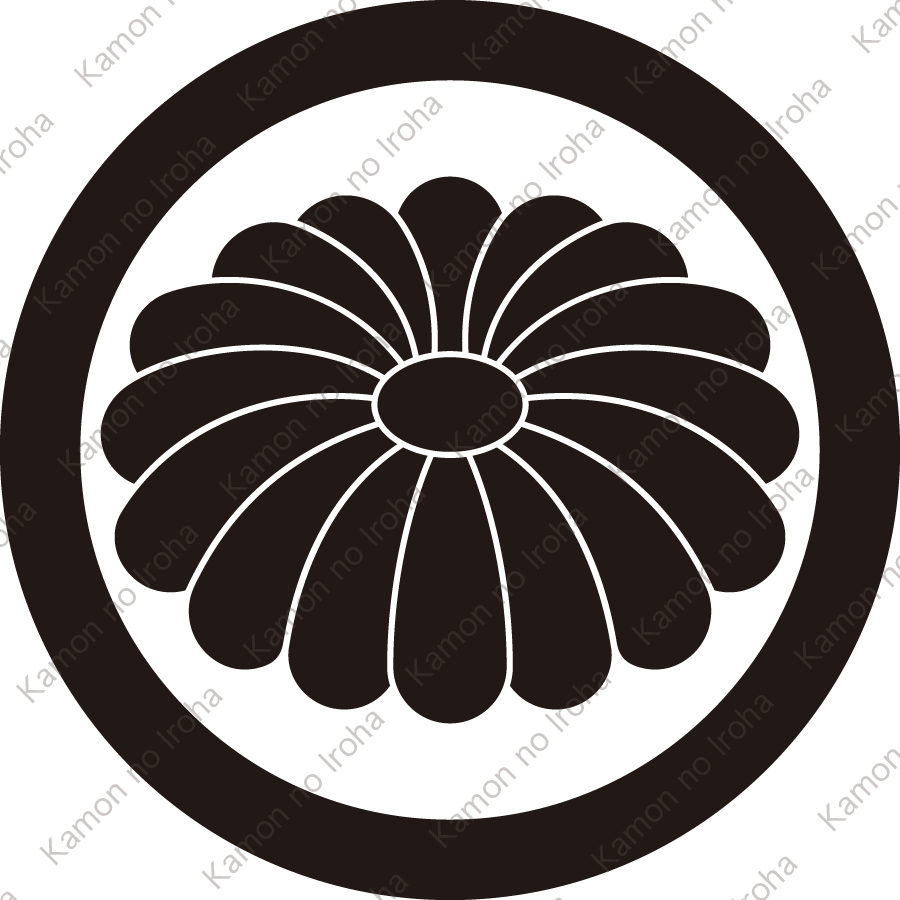 丸に饅頭菊紋