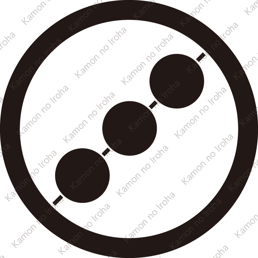 丸に三つ団子紋