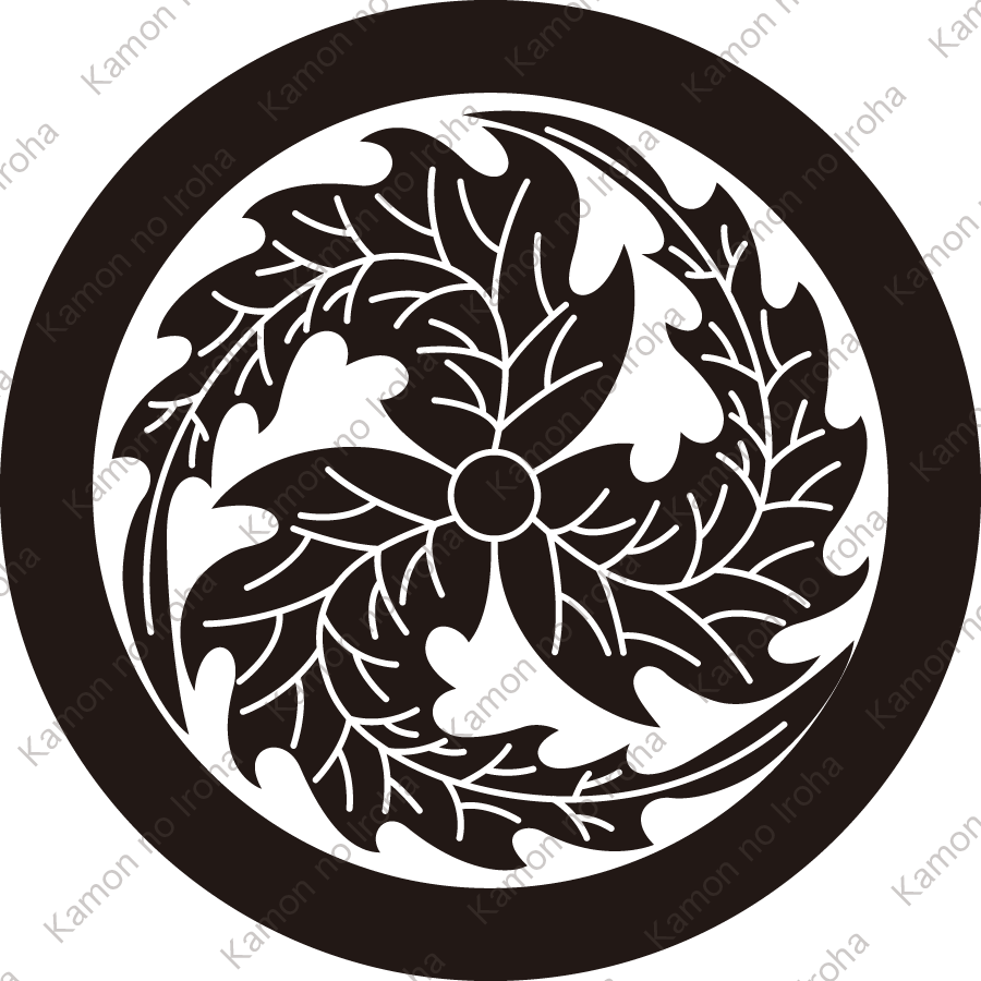 丸に三つ柊巴紋