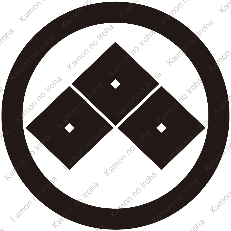 丸に三つ目紋