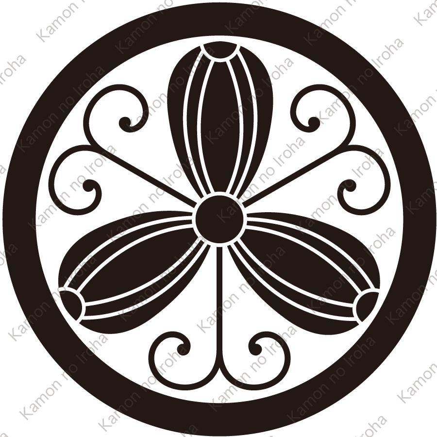 丸に三つ蔓瓜紋