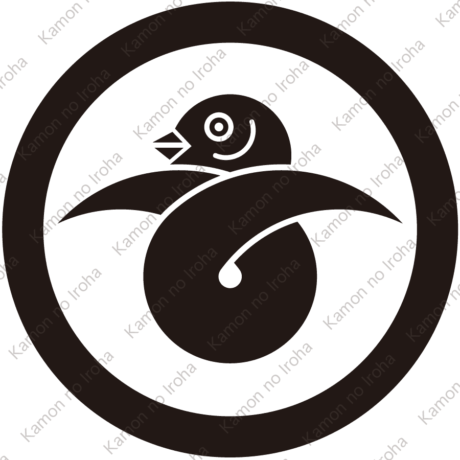 丸に結び雁金紋