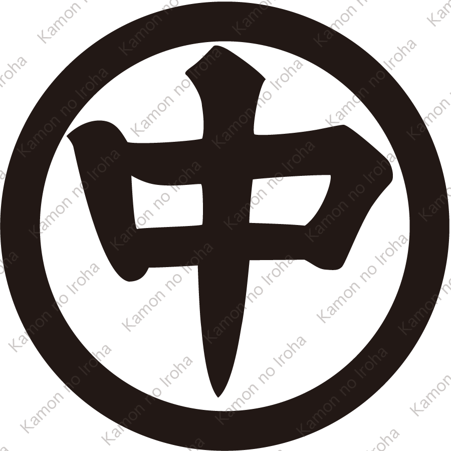 丸に中の字紋