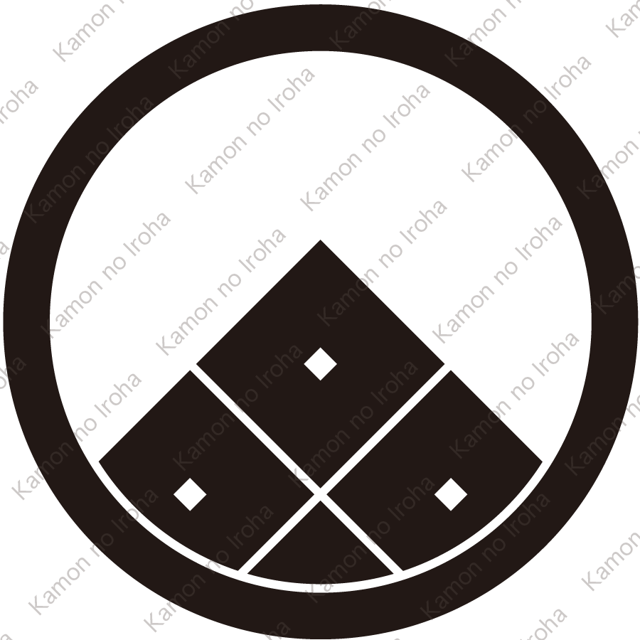 丸に覗き四つ目紋