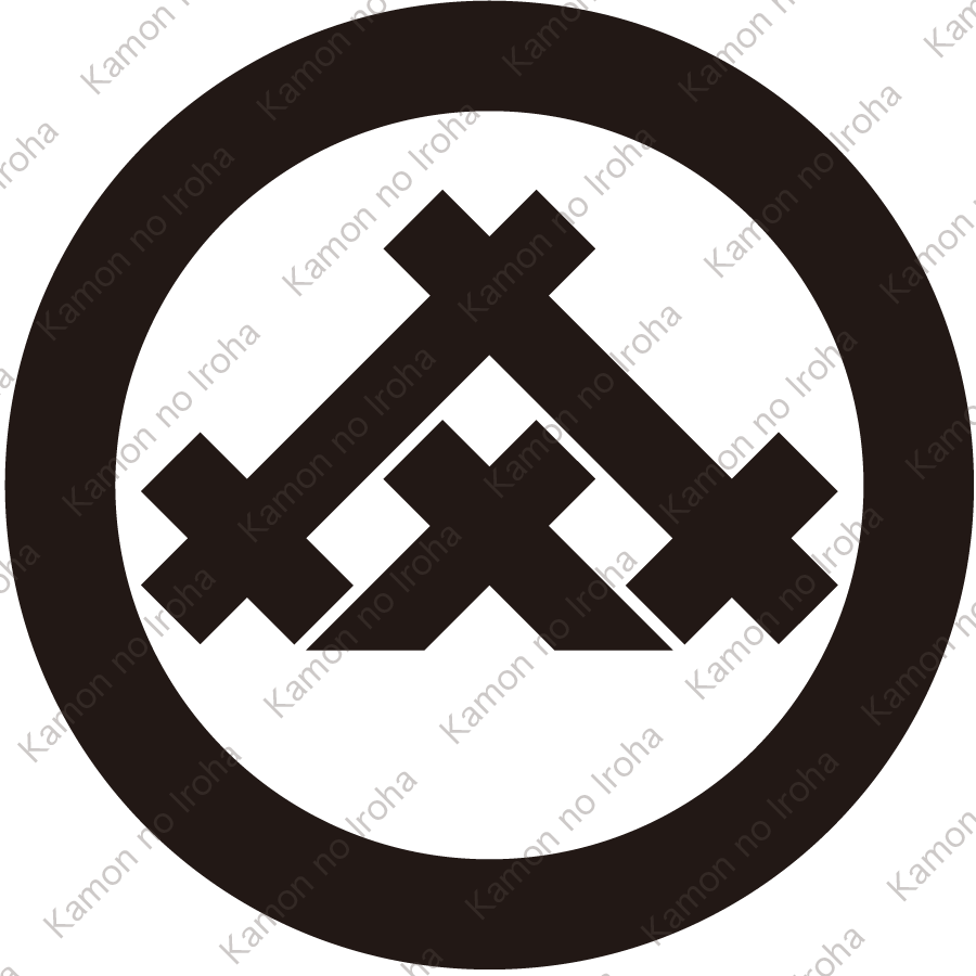 丸に折れ井筒紋