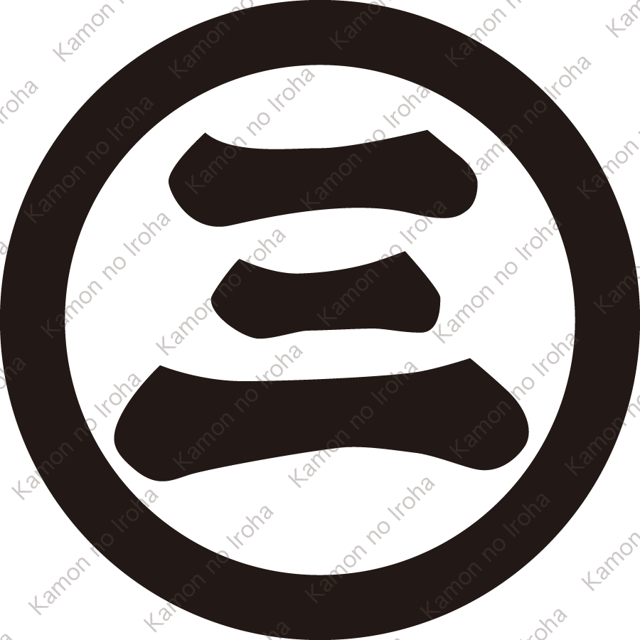 丸に三文字紋