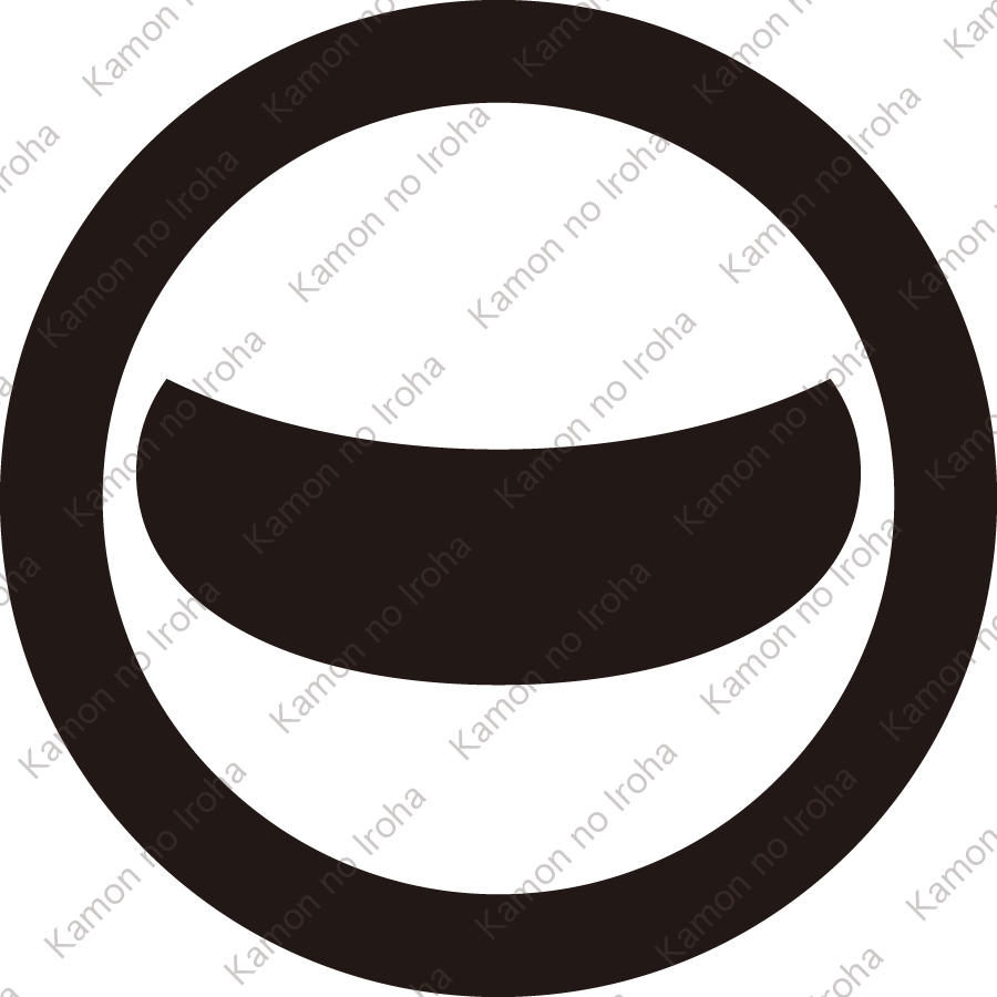 丸に反り一文字紋