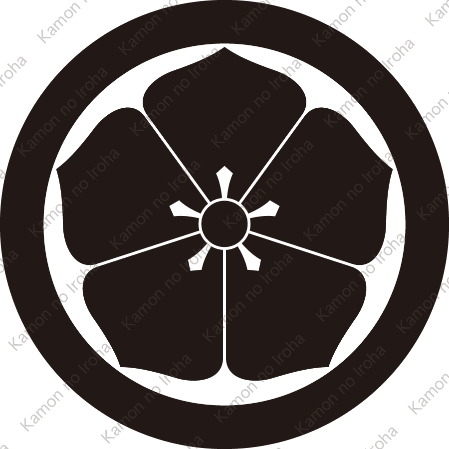 丸に土岐桔梗紋
