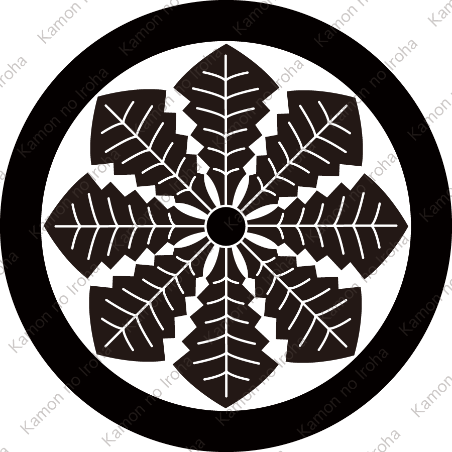 丸に八つ薺紋