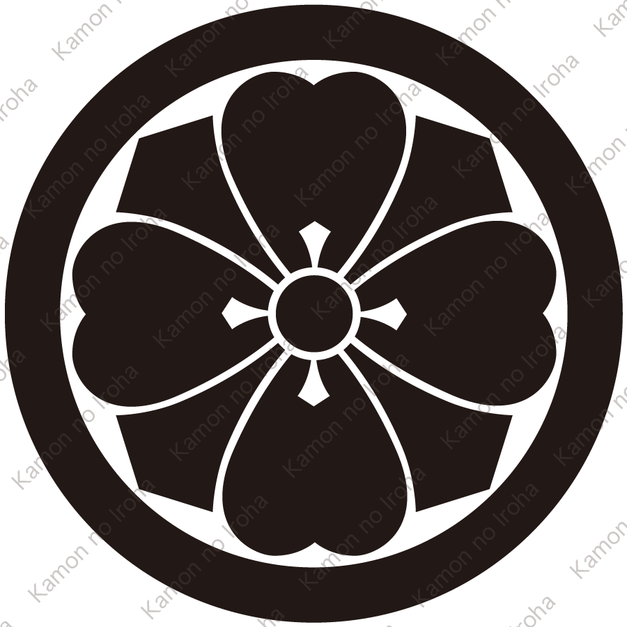 丸に四つ剣片喰紋