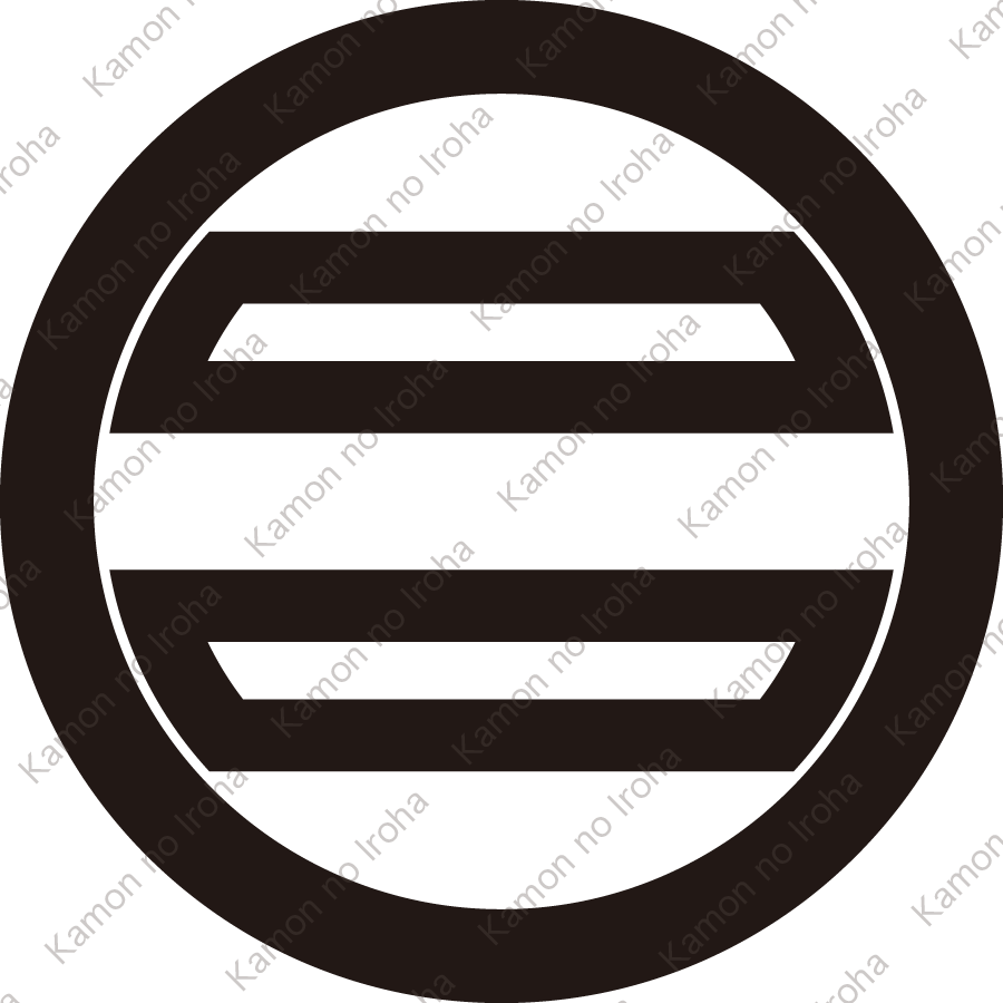 丸の内に中陰二つ引き紋