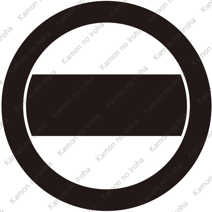 丸の内に太一つ引き紋