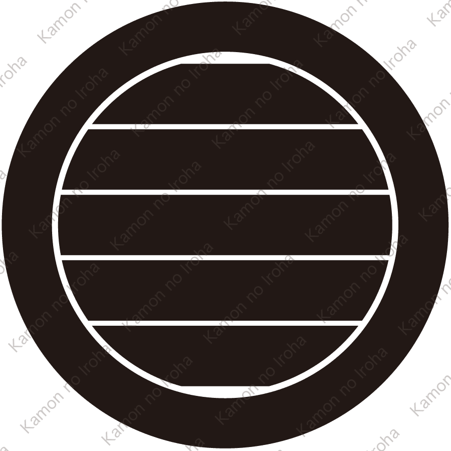 丸の内に五つ引き紋