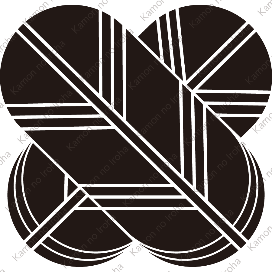 右違い鷹の羽紋