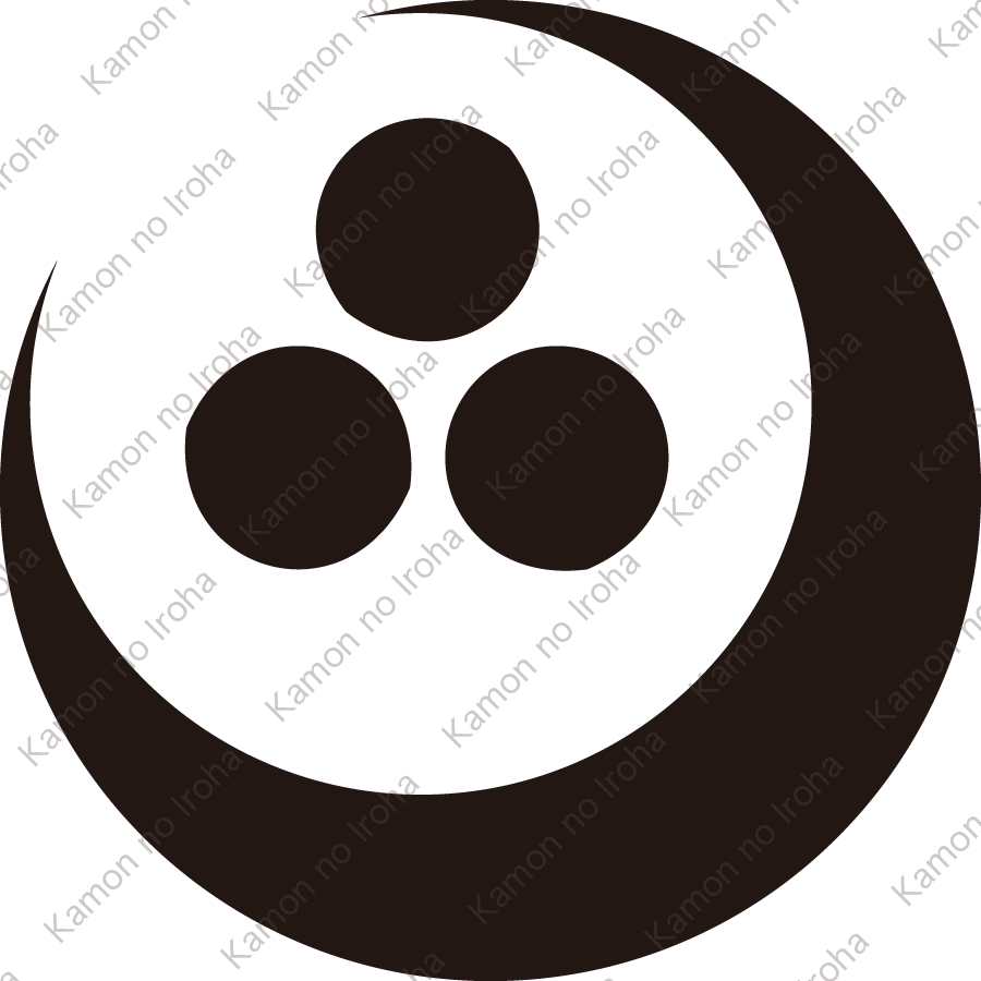 三日月に三つ星紋