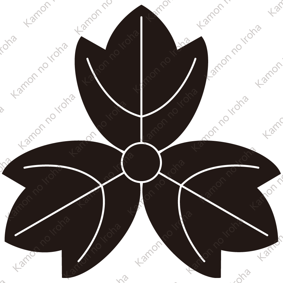 三つ葉牡丹紋