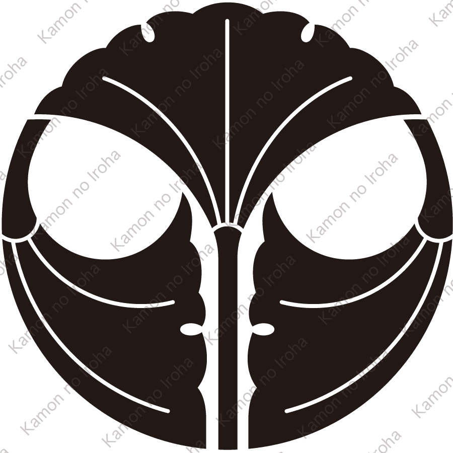 三つ銀杏崩し紋