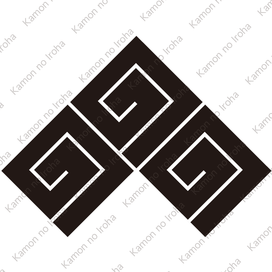 三つ稲妻紋