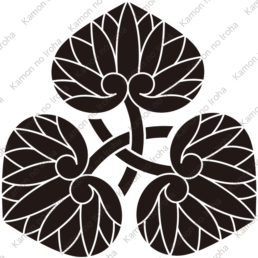 三つ軸違い葵紋