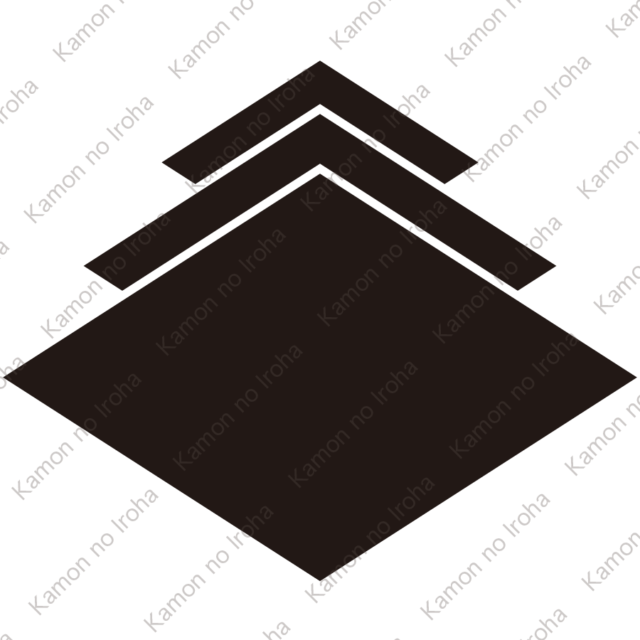変り重ね三階菱紋