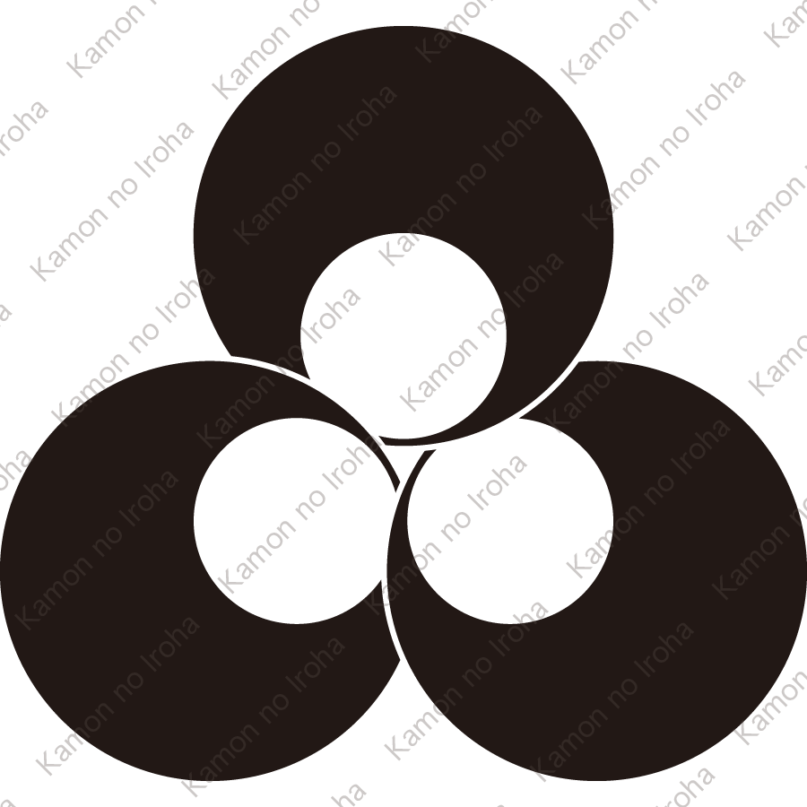 三つ重ね半月紋