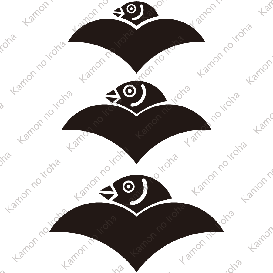 三つ重ね雁金紋