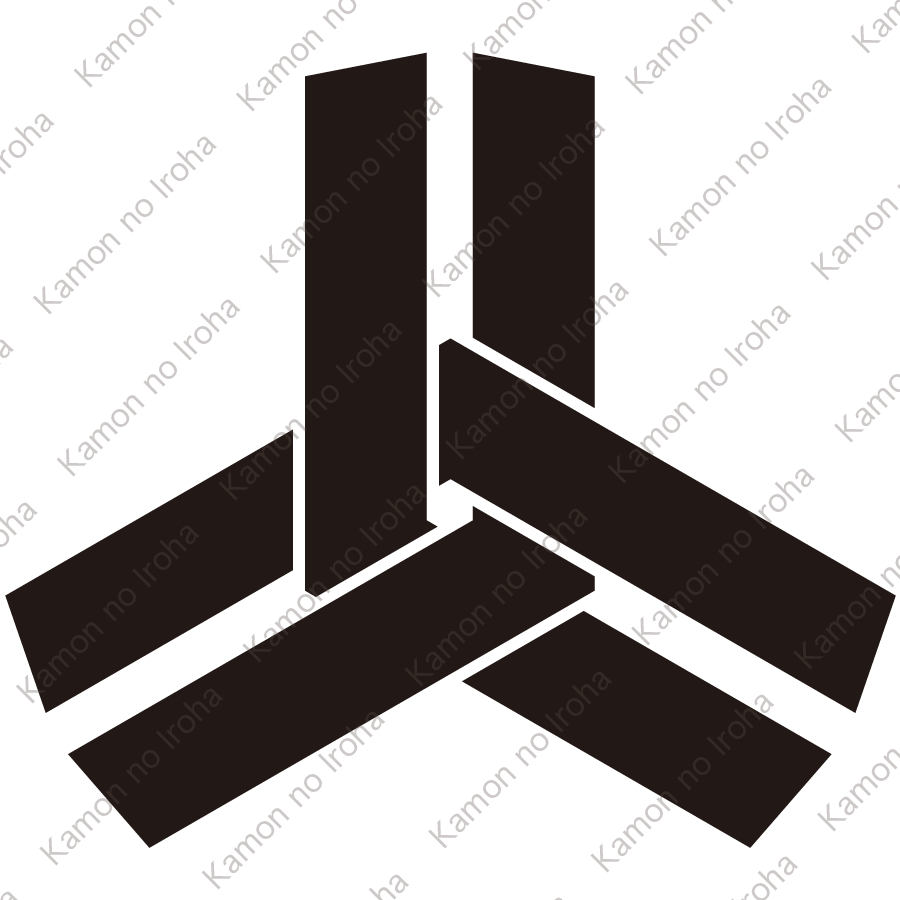 三つ組み合い山形紋